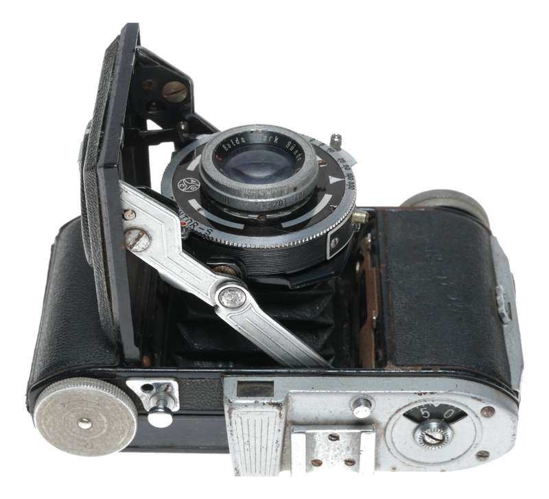 Balda Bunde vintage folding camera Baltar 2.9/5cm lens used