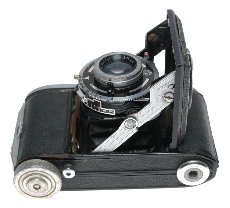 Balda Bunde vintage folding camera Baltar 2.9/5cm lens used