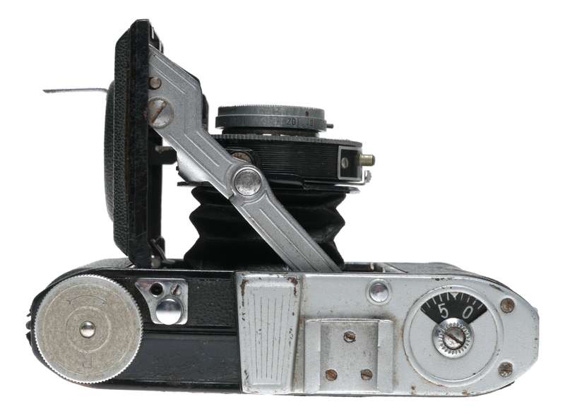 Balda Bunde vintage folding camera Baltar 2.9/5cm lens used
