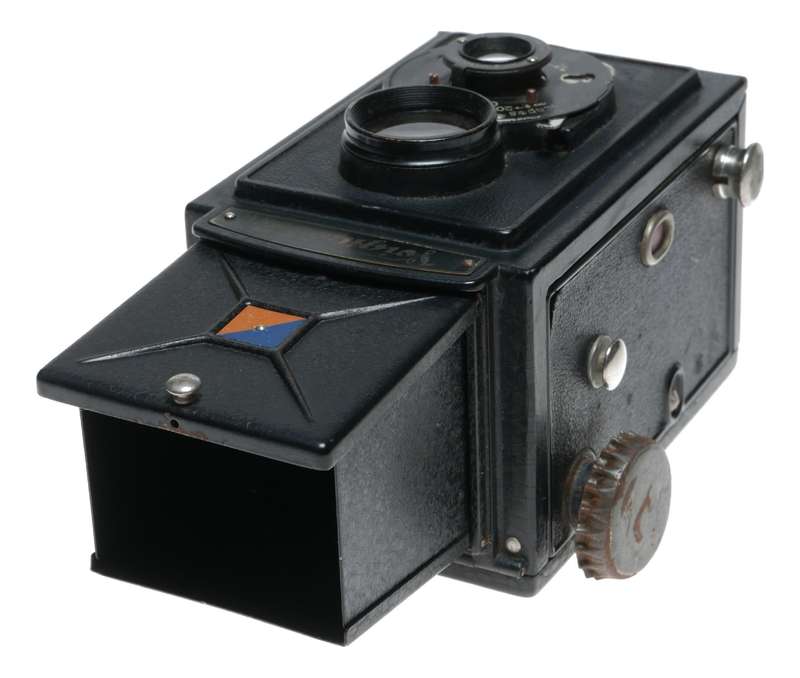 Voigtlander Brilliant Med. Format TLR 120 vintage film camera bakelite