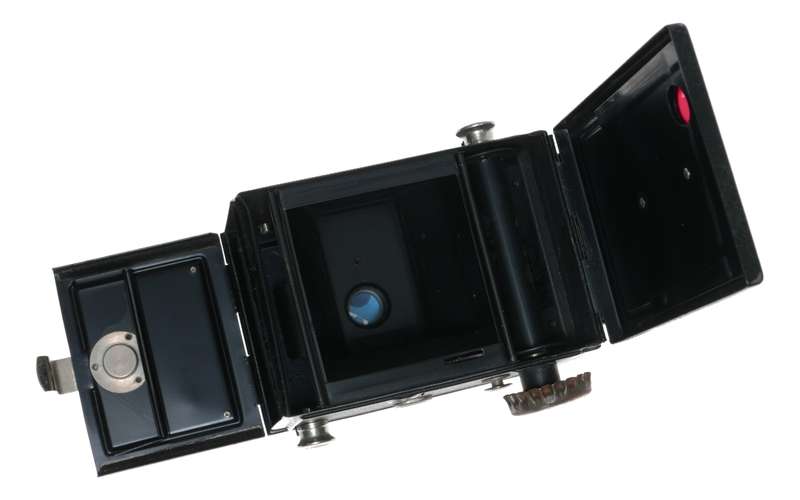 Voigtlander Brilliant Med. Format TLR 120 vintage film camera bakelite