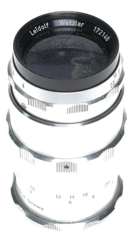 Leidolf Lordonar Wetzlar Travenar 1:4/135mm vintage lens