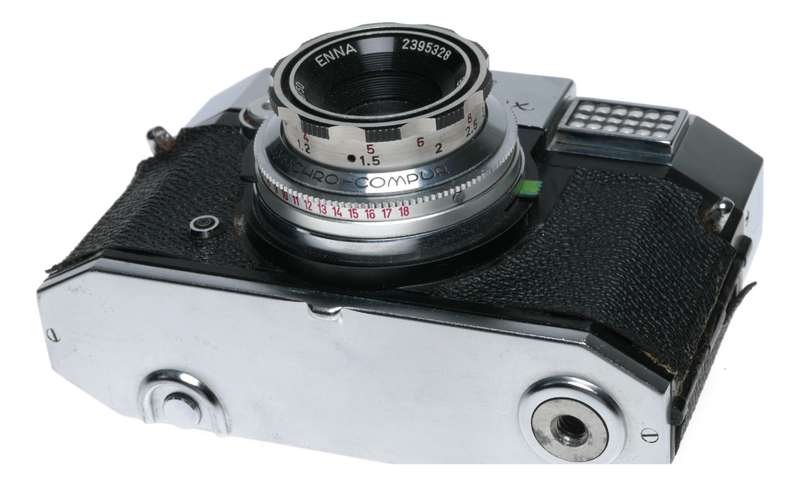 Paxette Reflex Braun SLR vintage camera Enna 2.8/50 Ultralit