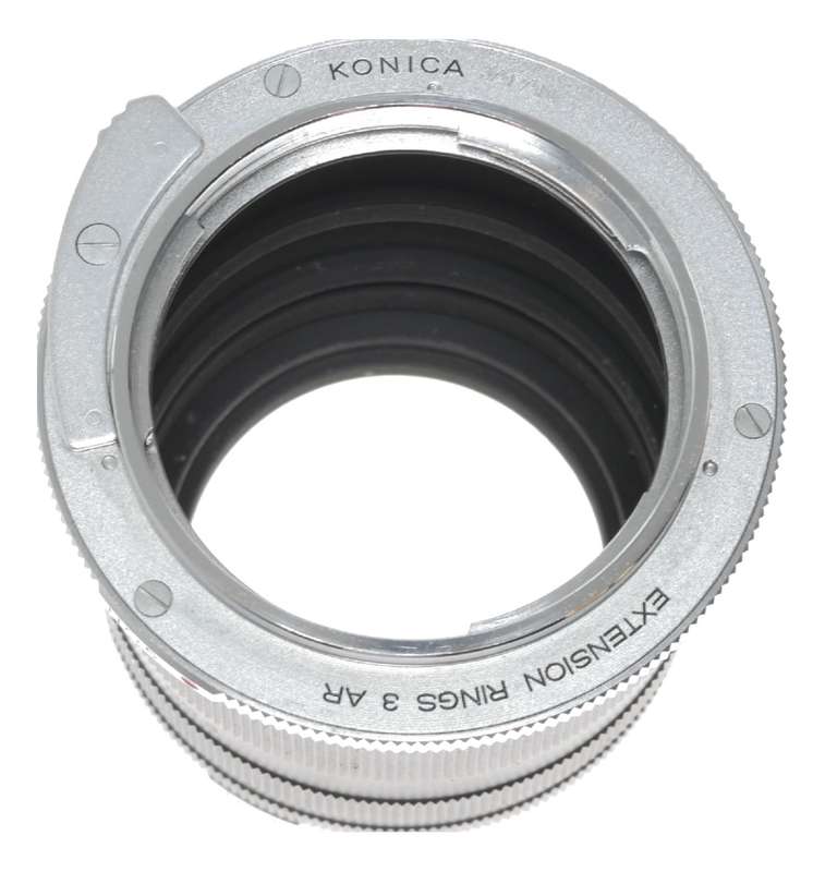 Konica Extension Rings 3 AR full set of 5 pieces close focus adapters