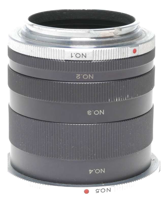 Konica Extension Rings 3 AR full set of 5 pieces close focus adapters