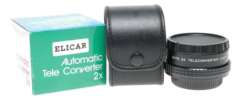 ELICAR MC4 Automatic Tele-converter 2x MC (CAF) Mint Boxed