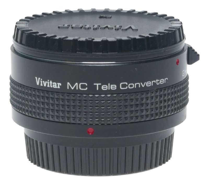 VIVITAR MC Teleconverter 2x-22 lens adapter mount doubler