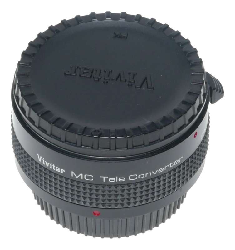 VIVITAR MC Teleconverter 2x-22 lens adapter mount doubler