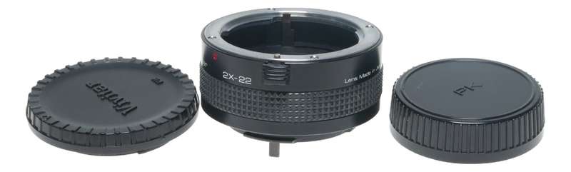 VIVITAR MC Teleconverter 2x-22 lens adapter mount doubler