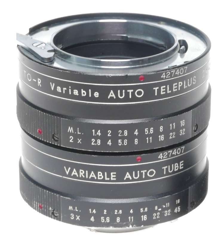 TO-R Variable Auto Teleplus 2x 3x Bayonet mount adapter