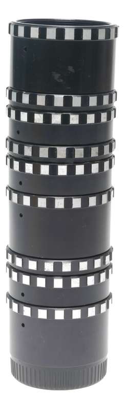 Screw mount extension tube rings close up accessories set