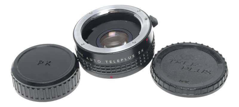 Kenko APK Auto Teleplus 2x fits Pentax K bayonet lens mount adapter