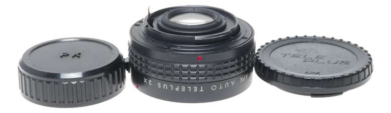 Kenko APK Auto Teleplus 2x fits Pentax K bayonet lens mount adapter