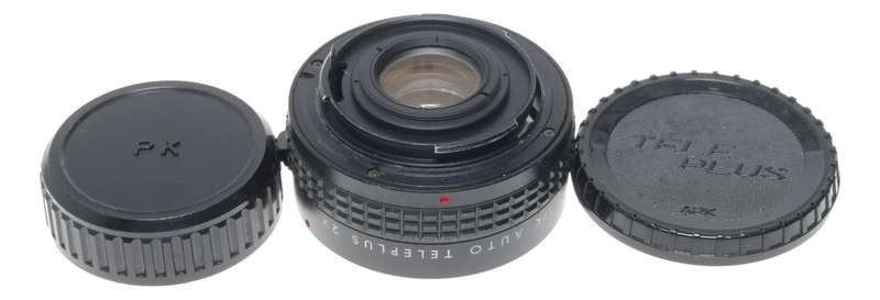 Kenko APK Auto Teleplus 2x fits Pentax K bayonet lens mount adapter