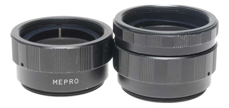 MEPRO set of screw mount vintage lens rings extension tube adapter