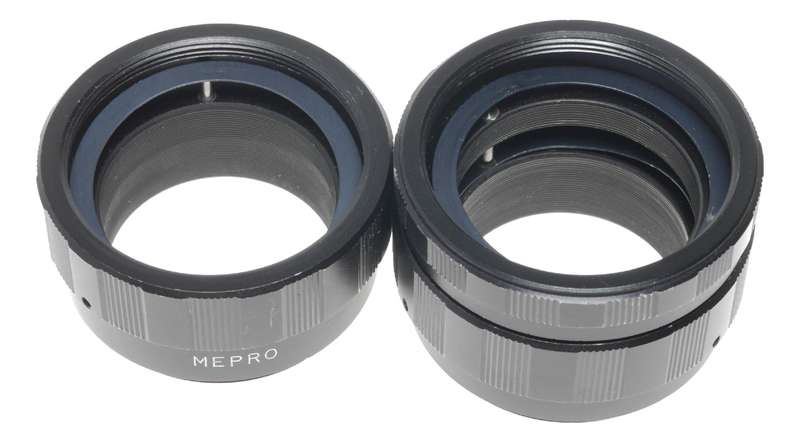 MEPRO set of screw mount vintage lens rings extension tube adapter