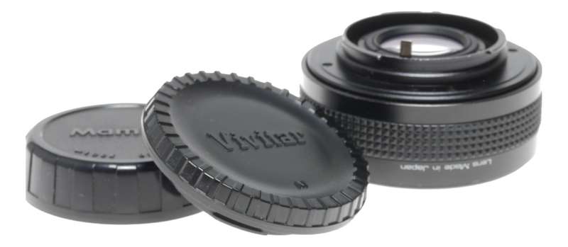 Vivitar MC tele Converter 2x-5 doubler macro Mamiya M mount