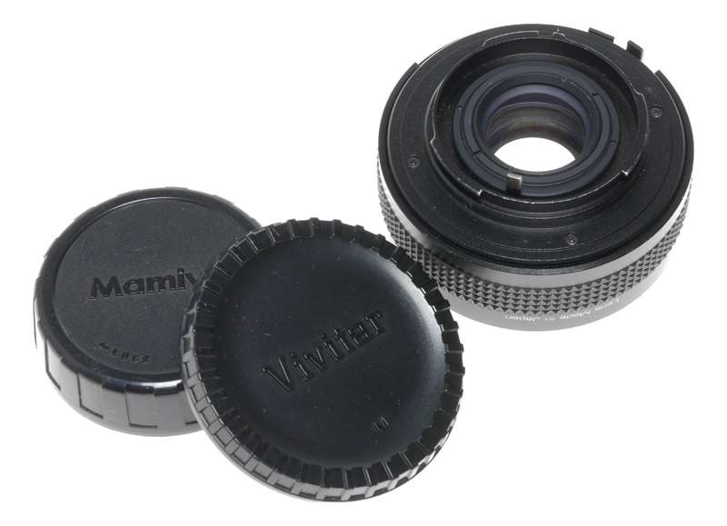 Vivitar MC tele Converter 2x-5 doubler macro Mamiya M mount