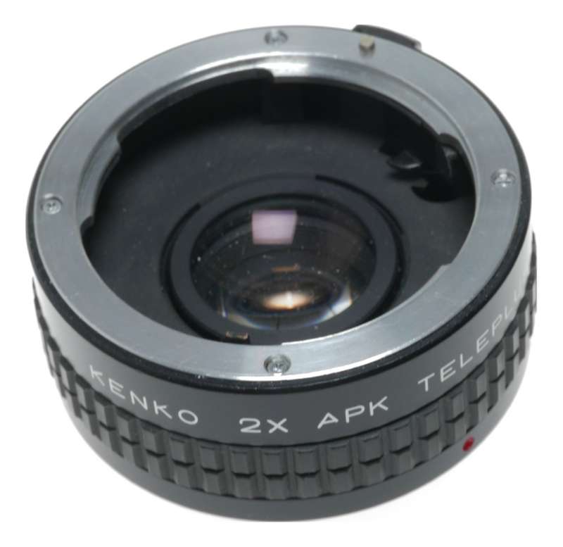Kenko 2x APK Teleplus MC4 Pentax K bayonet mount lens converter