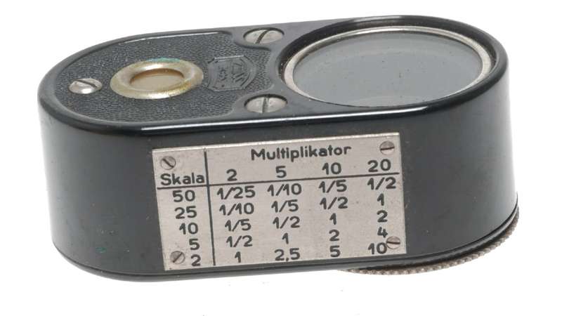 Helicon light exposure vintage meter Multiplikator Cased