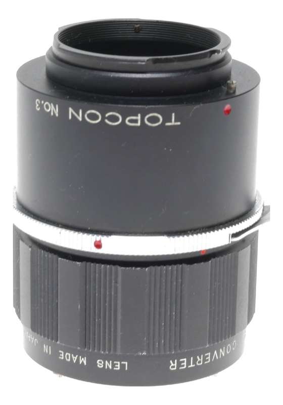 Topcon No 3 extension tube Vincor x2 Converter lens adapter mount