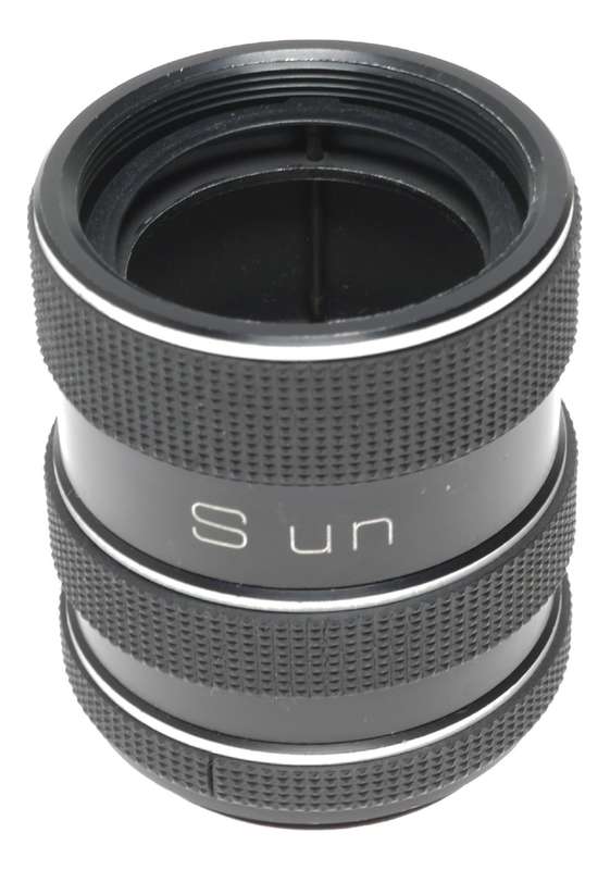 Sun screw mount set off 3 extension tubes macro spacer adapter