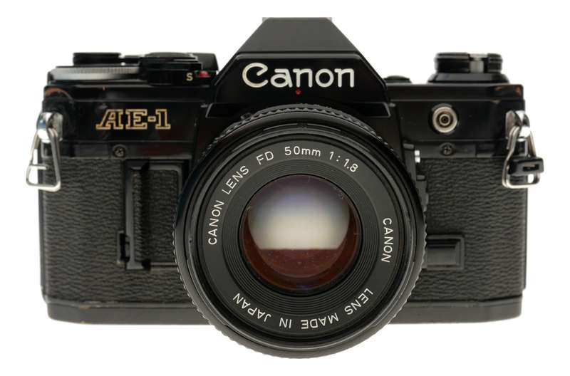 Canon AE-1 SLR vintage camera set FD 1:1.8 f=50mm S.C lens set - Canon