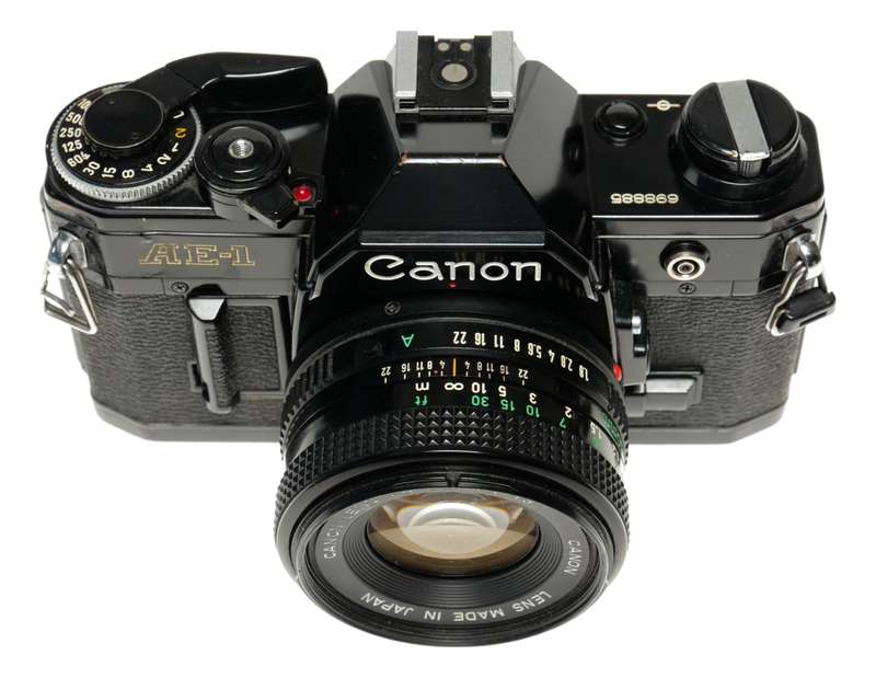 Canon AE-1 SLR vintage camera set FD 1:1.8 f=50mm S.C lens set - Canon