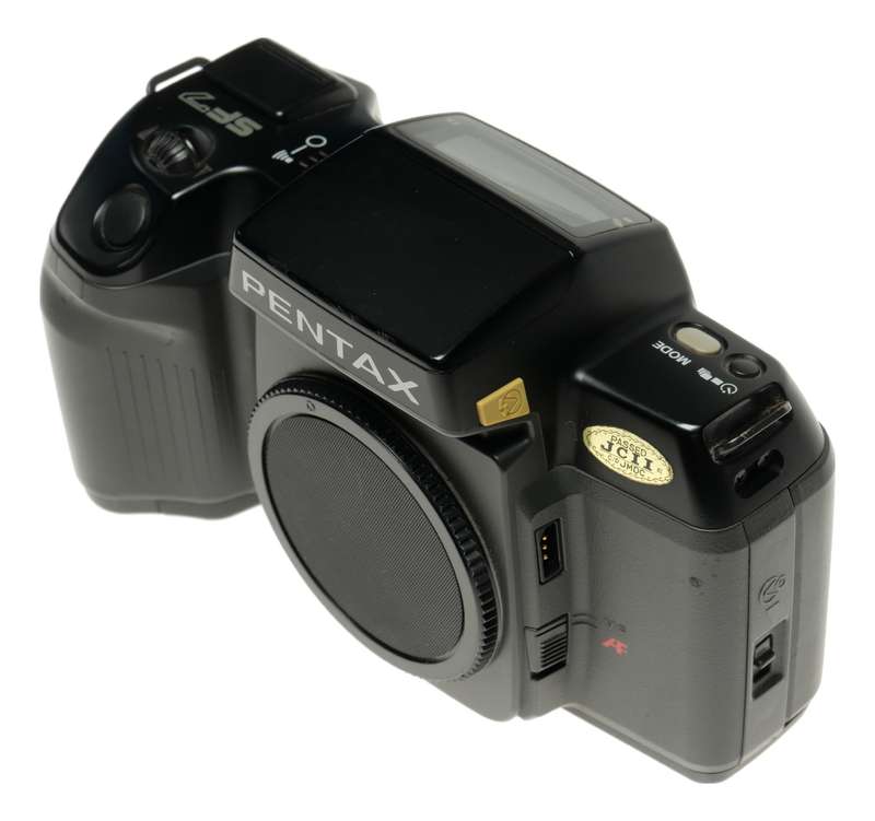Pentax SF7 vintage 35mm black film camera body SLR AF Clean