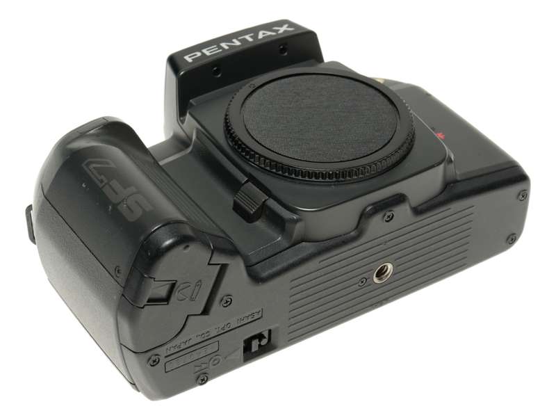 Pentax SF7 vintage 35mm black film camera body SLR AF Clean