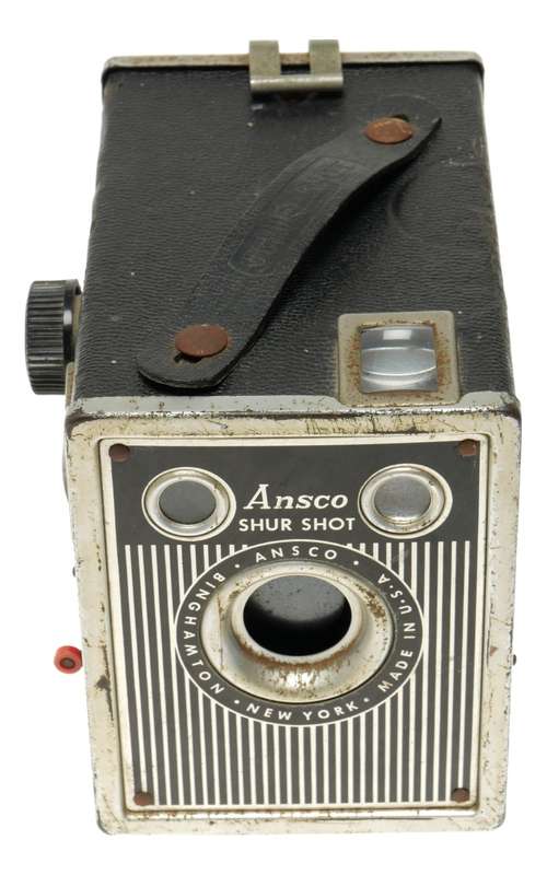 Ansco Shur shot Binghamton New York Box camera vintage film