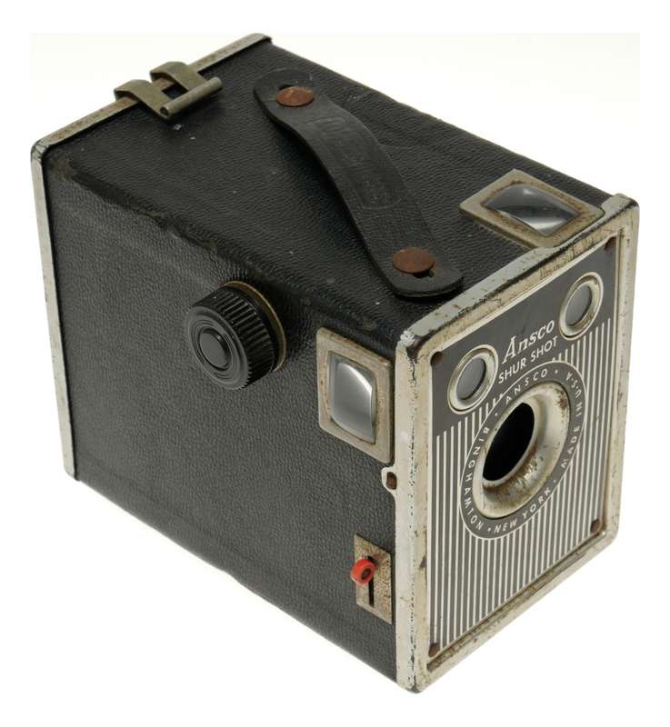 Ansco Shur shot Binghamton New York Box camera vintage film