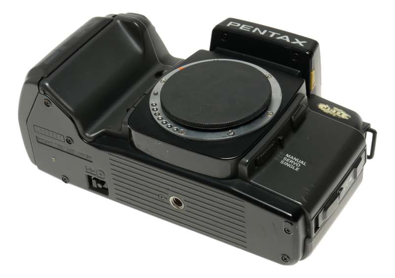 Pentax SFX vintage 35mm black film camera body SLR with cap