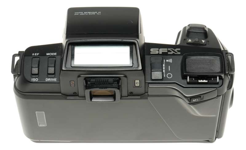 Pentax SFX vintage 35mm black film camera body SLR with cap