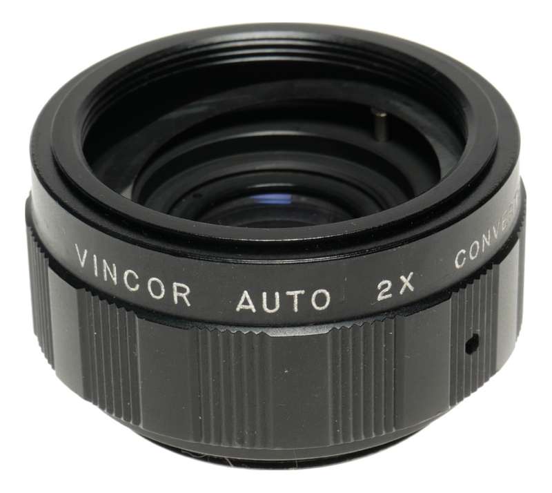 Vincor Auto x2 Converter screw mount 42mm doubler vintage