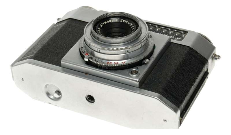 Olympus Wide-E vintage film camera Copal shutter Zuiko 3.5/3.5cm rare