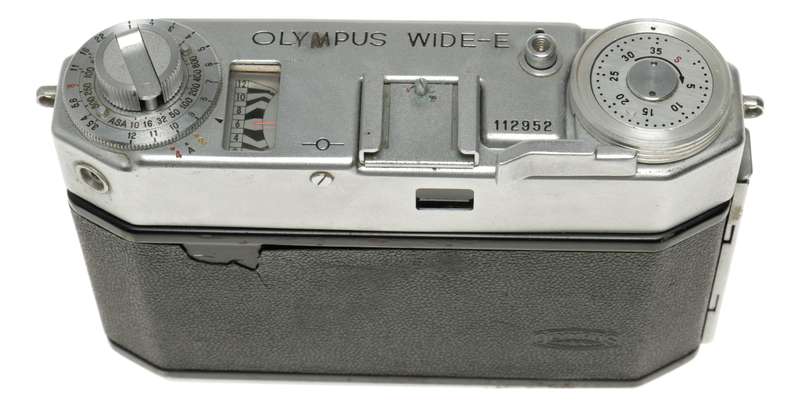 Olympus Wide-E vintage film camera Copal shutter Zuiko 3.5/3.5cm rare