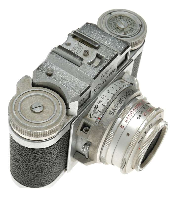 Braun Super Paxette 35mm Film RF Camera E-Staeble-Kata 2.8/45 mm`