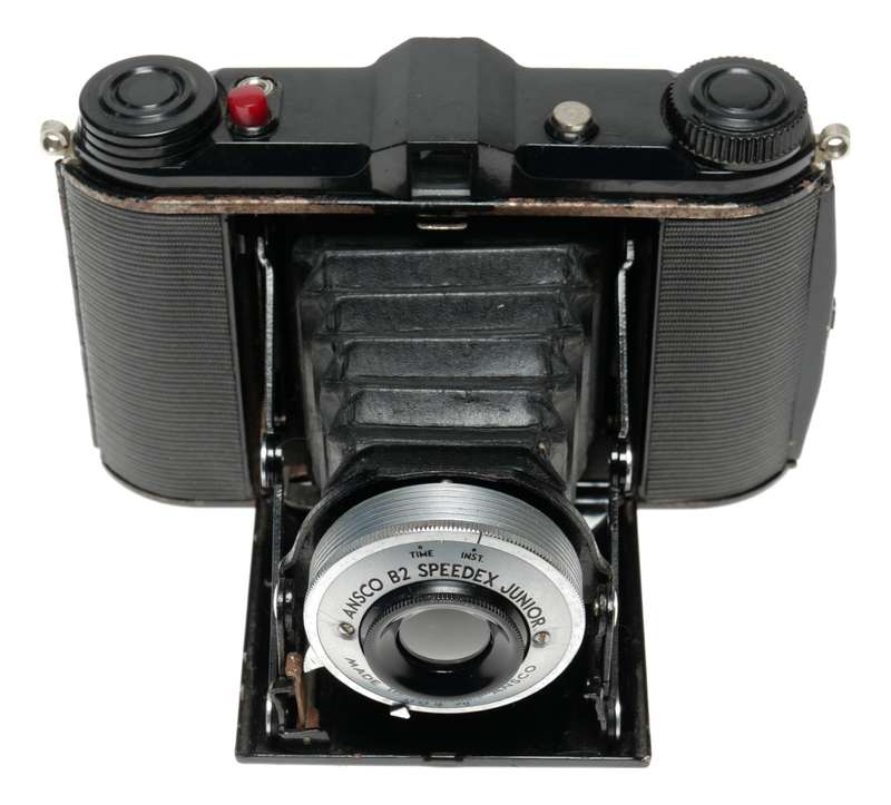 ANSCO B2 Speedex Junior Folding film camera 6x6 format vintage
