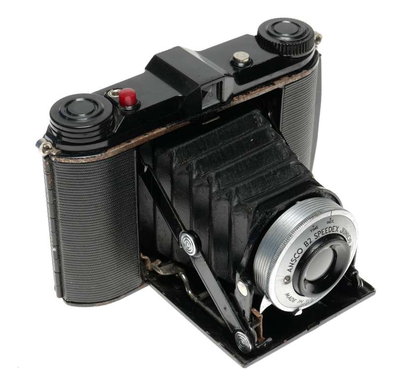 ANSCO B2 Speedex Junior Folding film camera 6x6 format vintage
