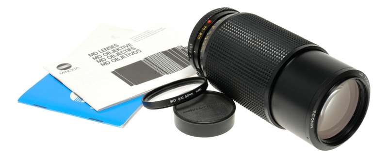 Minolta MD Zoom 70-210mm 1:4 SLR retro vintage optics