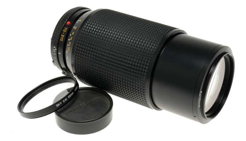 Minolta MD Zoom 70-210mm 1:4 SLR retro vintage optics