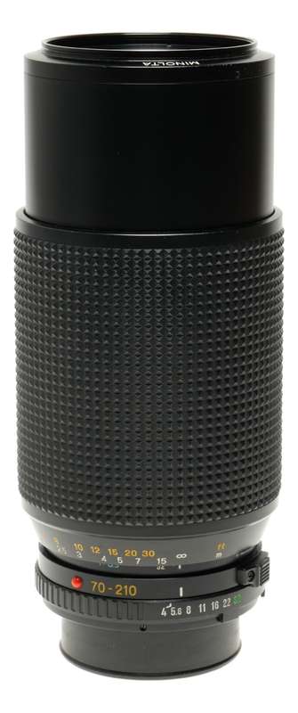 Minolta MD Zoom 70-210mm 1:4 SLR retro vintage optics