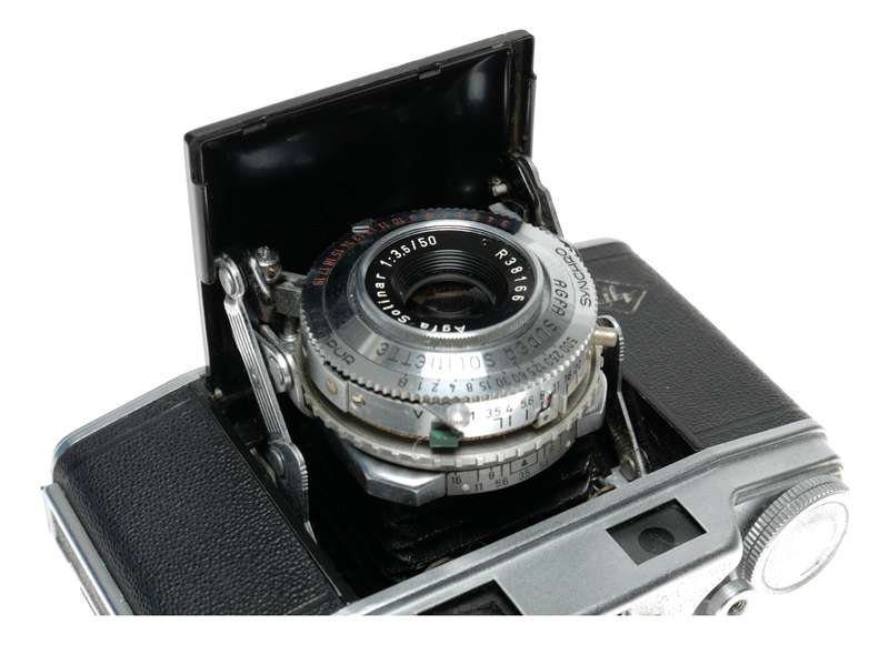 Agfa Super Solinette antique camera with Solinar 3.5/50mm lens - Agfa