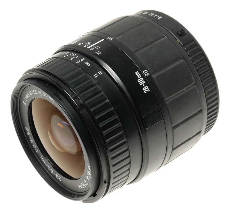 Sigma Zoom 28-80mm 1:3.5-5.6 Aspherical vintage SLR film lens