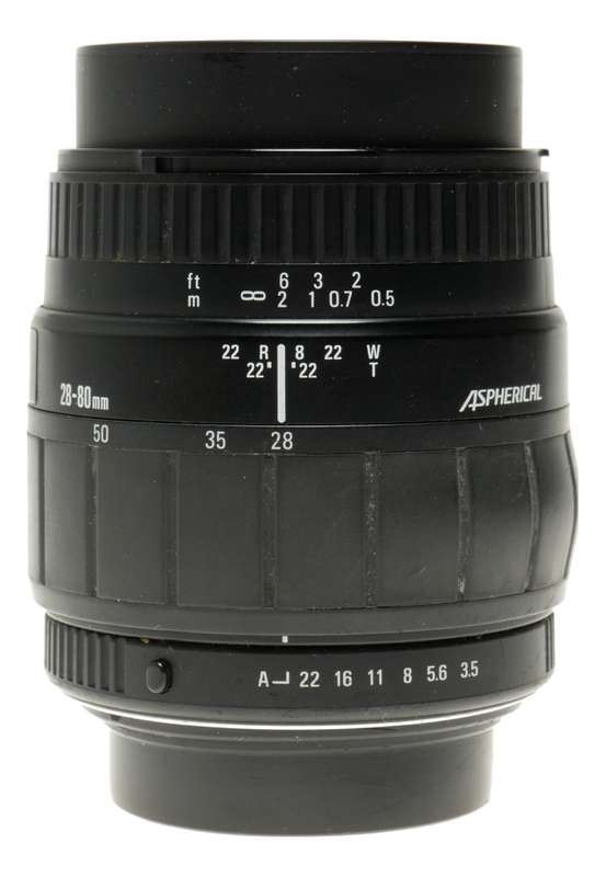 Sigma Zoom 28-80mm 1:3.5-5.6 Aspherical vintage SLR film lens