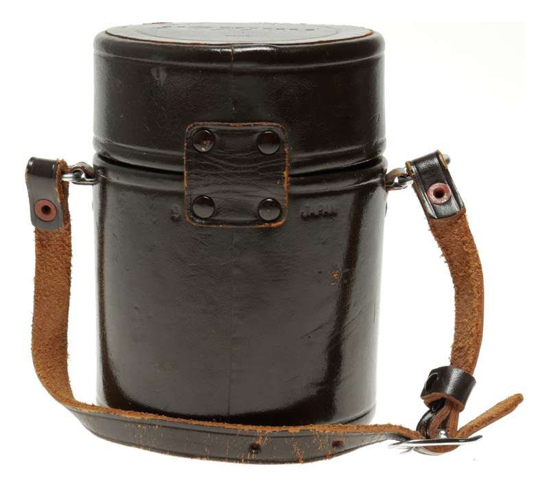 Nikon brown leather lens case holder original retro vintage