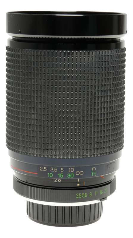 Hanimex Hitec 28-200mm 1:3.5-5.6 Zoom macro filter cap M/MD