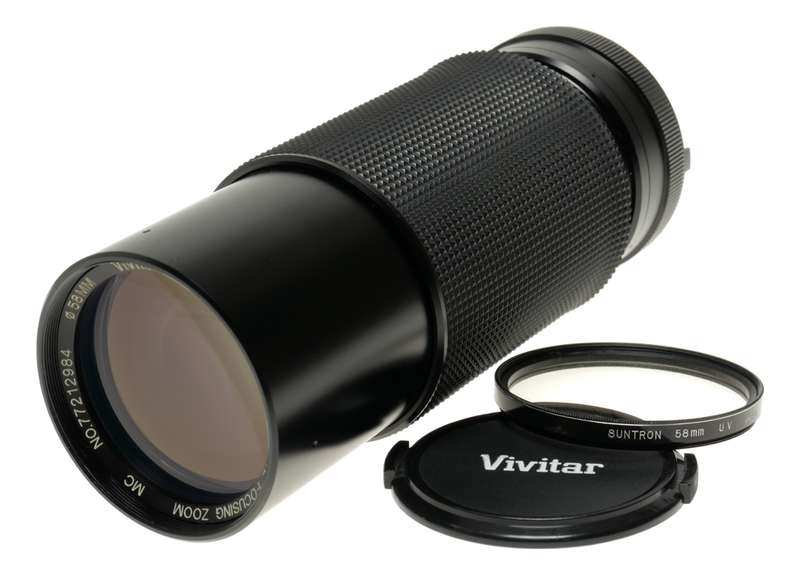 Vivitar 75-300mm 1:5.6 MC Close Focussing Zoom lens vintage M/MD