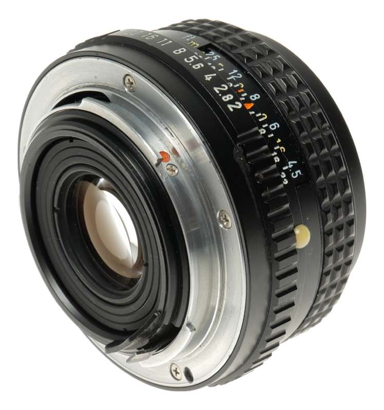 SMC Pentax-M 1:2 50mm Asahi 2/50 f/2 bayonet mount caps
